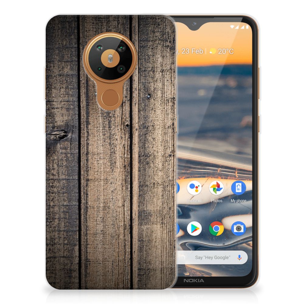 Nokia 5.3 Bumper Hoesje Steigerhout B2C Telecom
