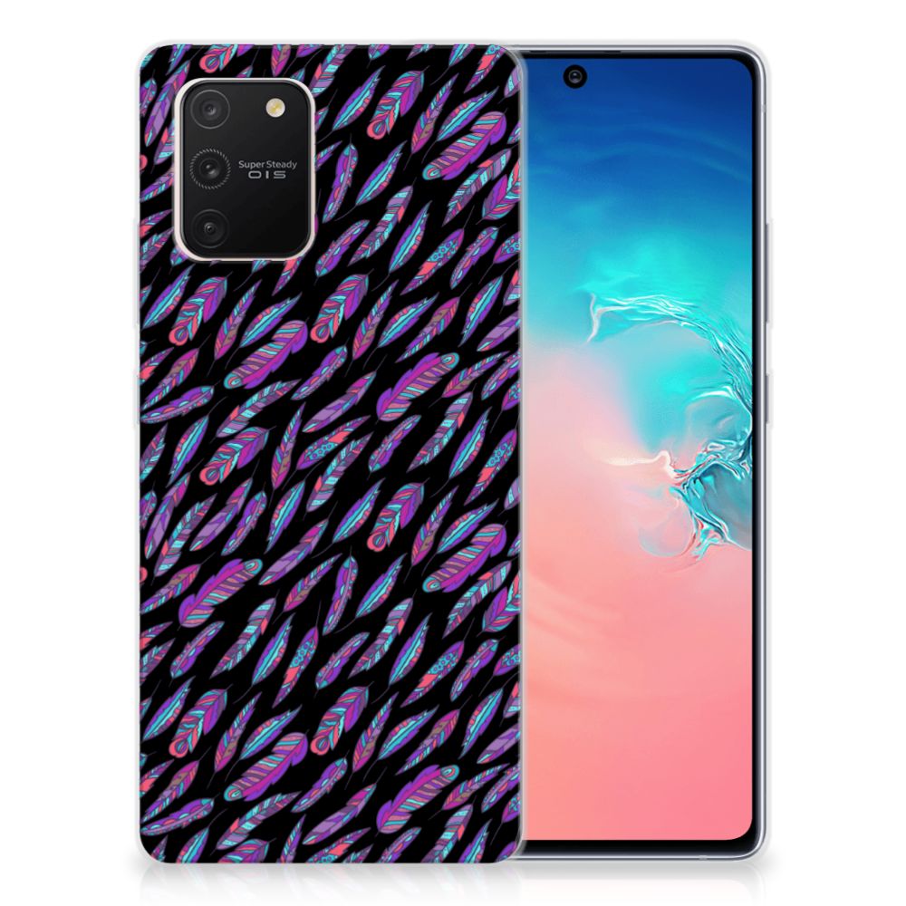 Samsung Galaxy S10 Lite TPU bumper Feathers Color