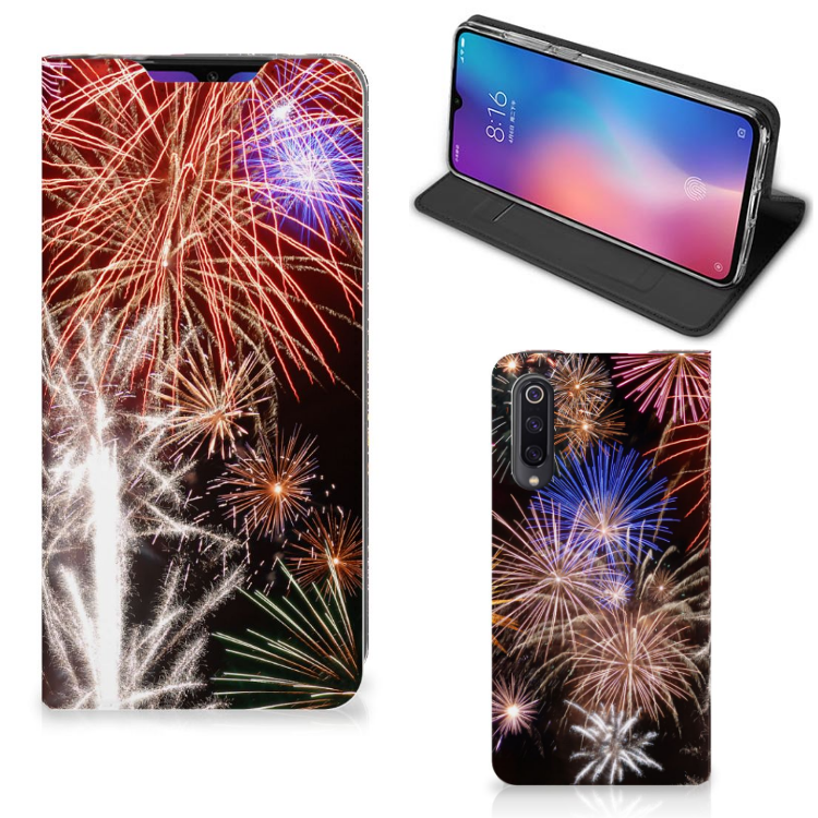 Xiaomi Mi 9 Hippe Standcase Vuurwerk
