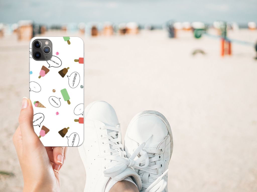 Apple iPhone 11 Pro Max Siliconen Case IJsjes