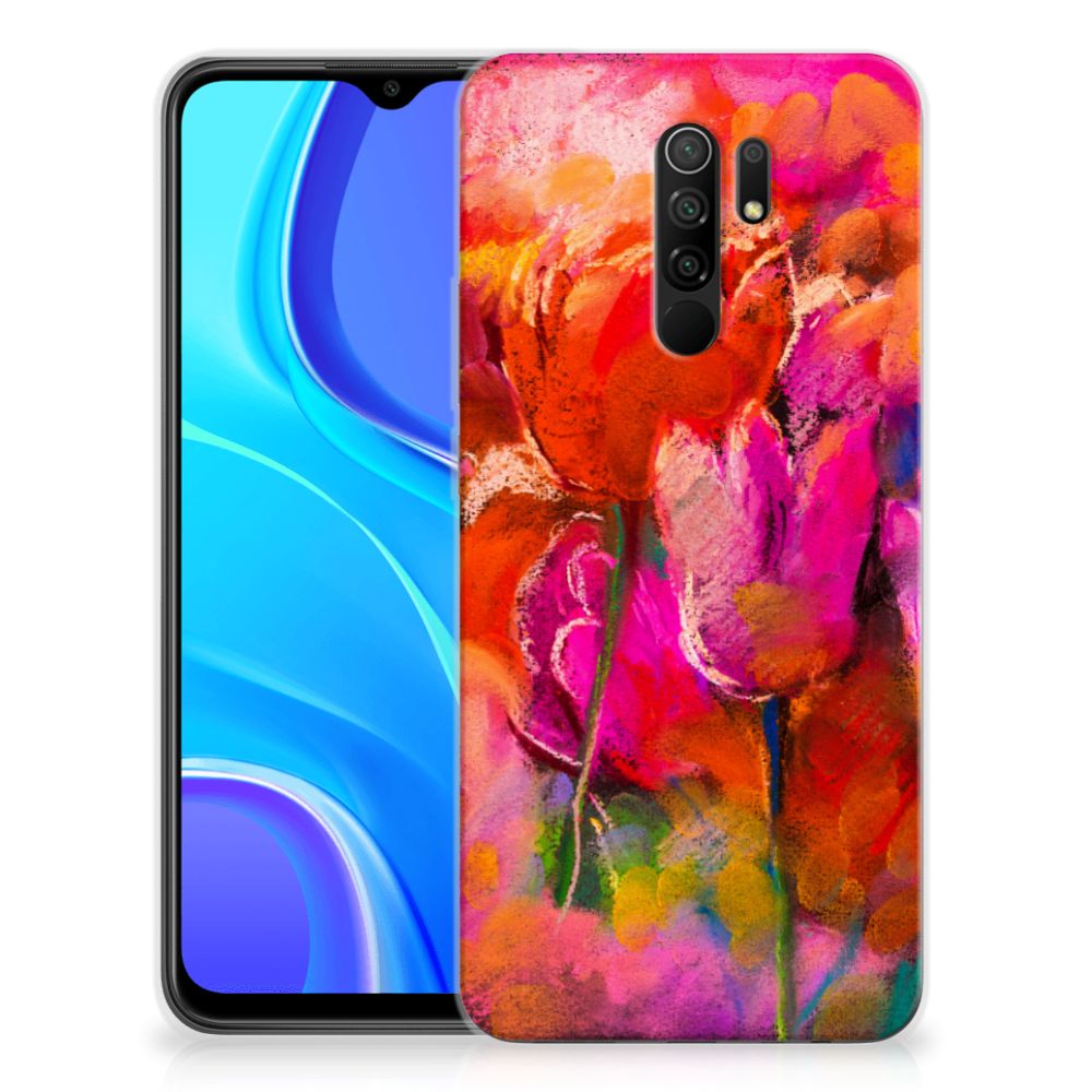 Hoesje maken Xiaomi Redmi 9 Tulips B2C Telecom