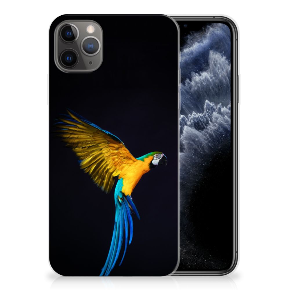 Apple iPhone 11 Pro Max TPU Hoesje Papegaai