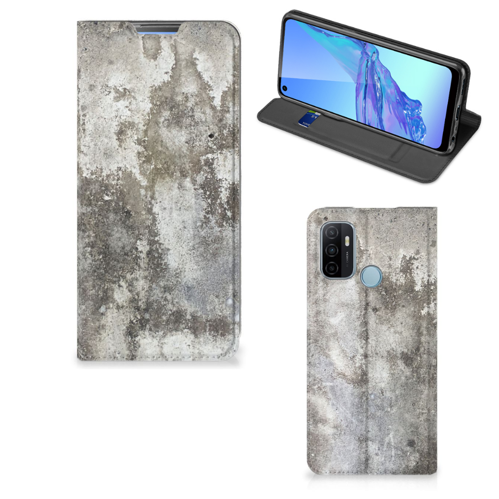 OPPO A53 | A53s Standcase Beton Print - B2C Telecom