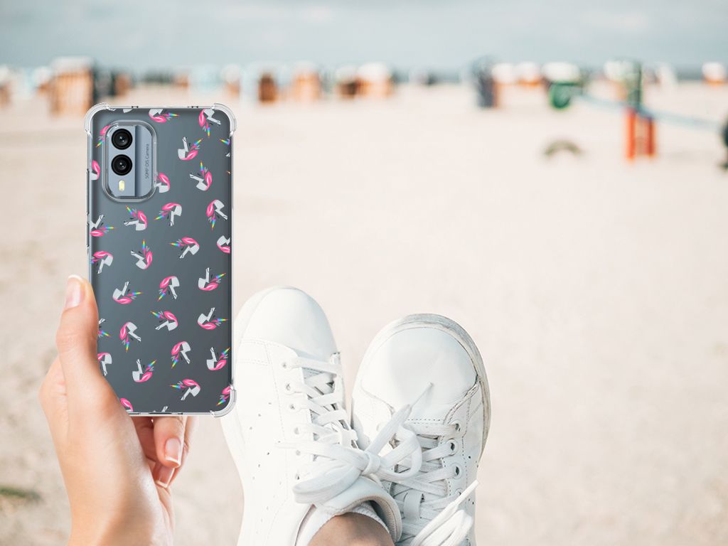 Doorzichtige Silicone Hoesje voor Nokia X30 Unicorns B2C Telecom