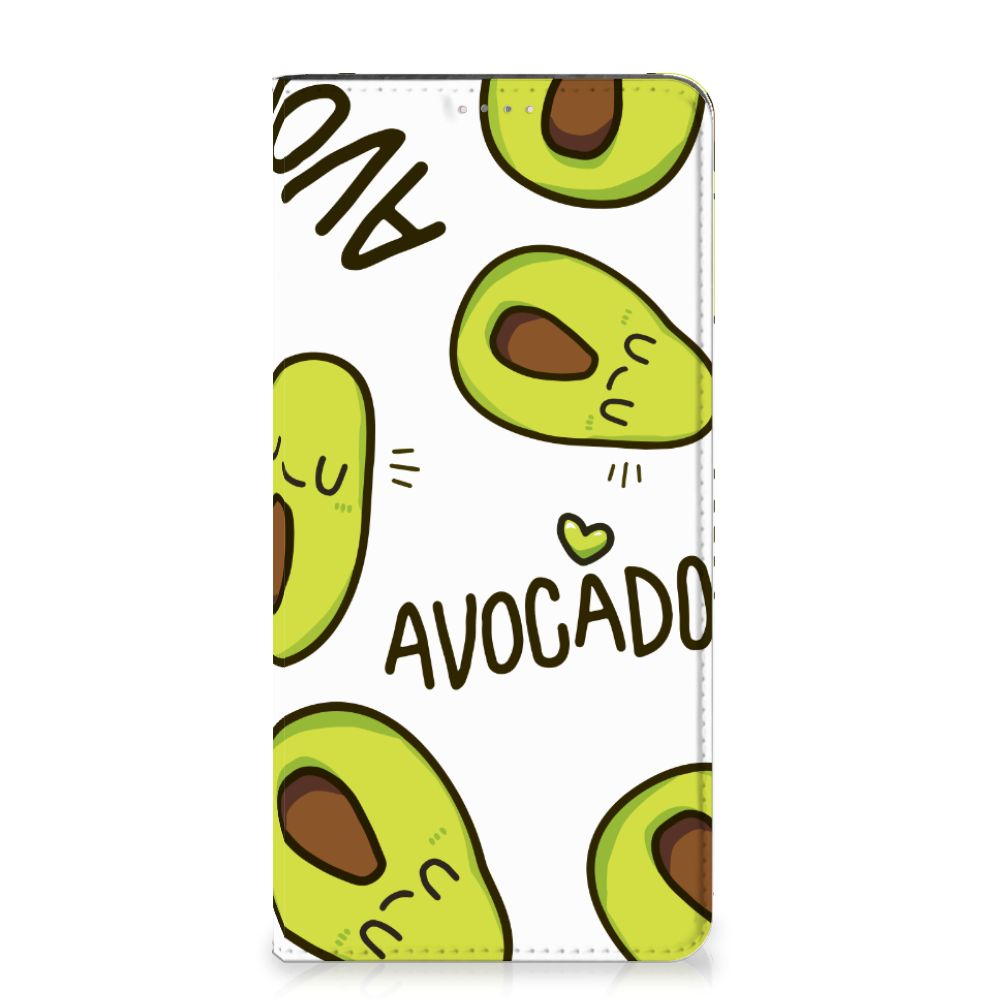 Samsung Galaxy A14 5G Magnet Case Avocado Singing with cute avocado designs and playful text.
