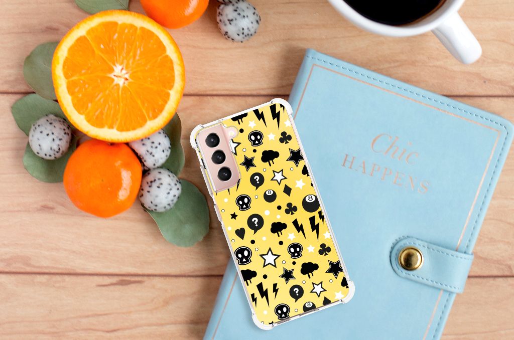 Extreme Case Samsung Galaxy S21 FE Punk Geel B2C Telecom