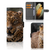 Samsung Galaxy S21 Ultra Telefoonhoesje met Pasjes Luipaard