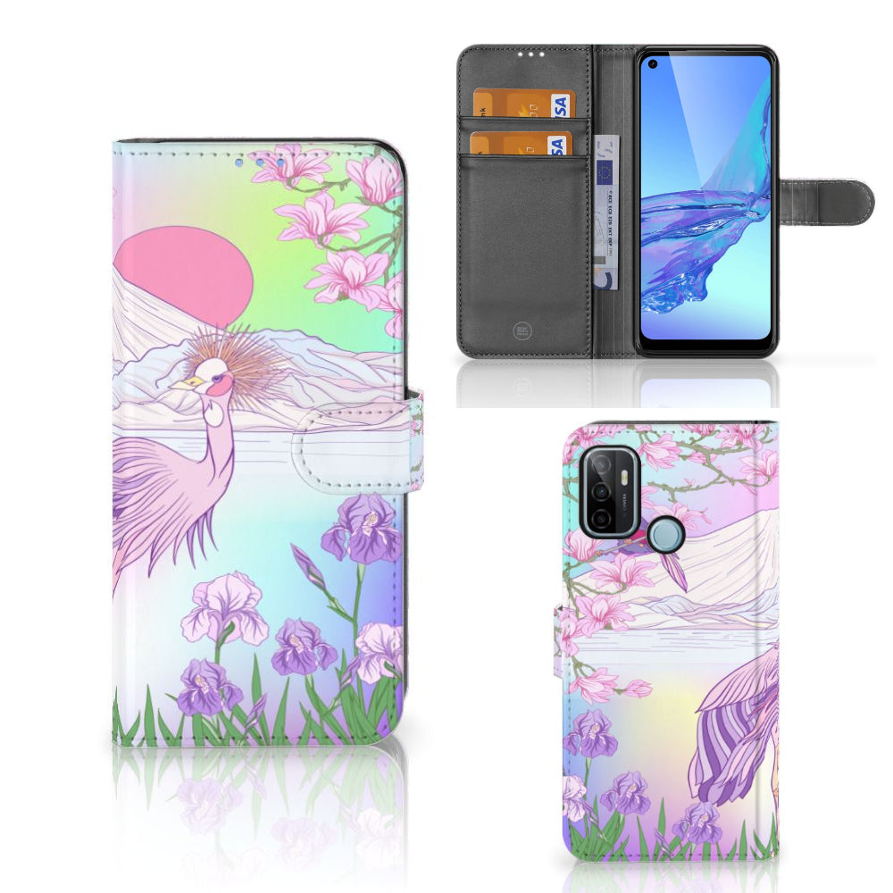 OPPO A53 | OPPO A53s Telefoonhoesje met Pasjes Bird