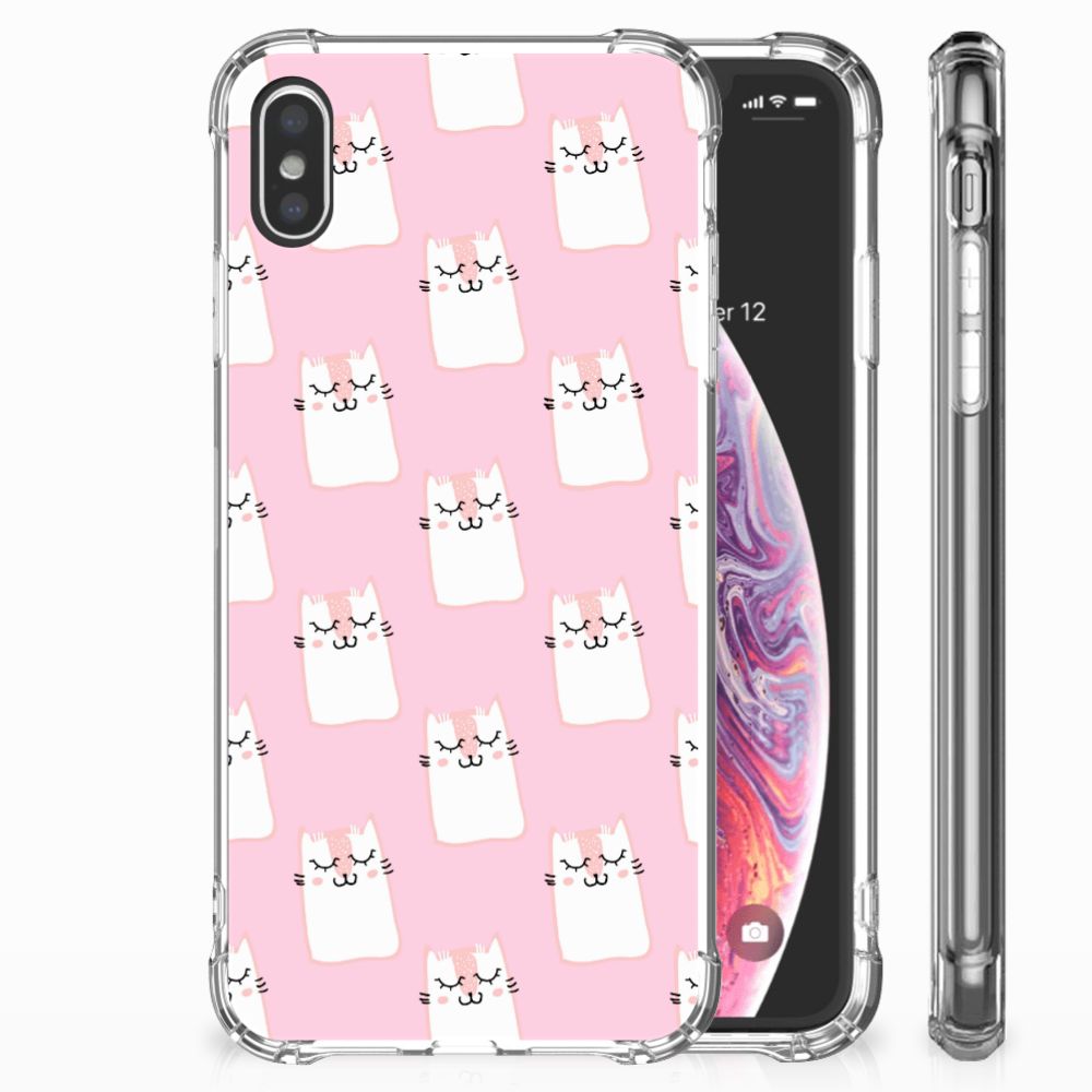 Apple iPhone Xs Max Case Anti-shock Sleeping Cats