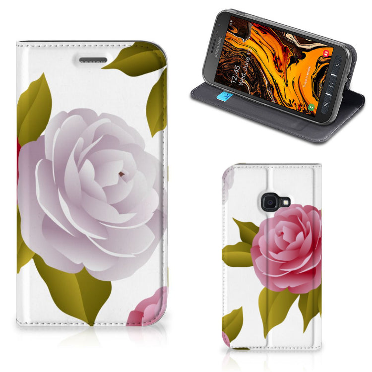 Samsung Galaxy Xcover 4s Smart Cover Roses