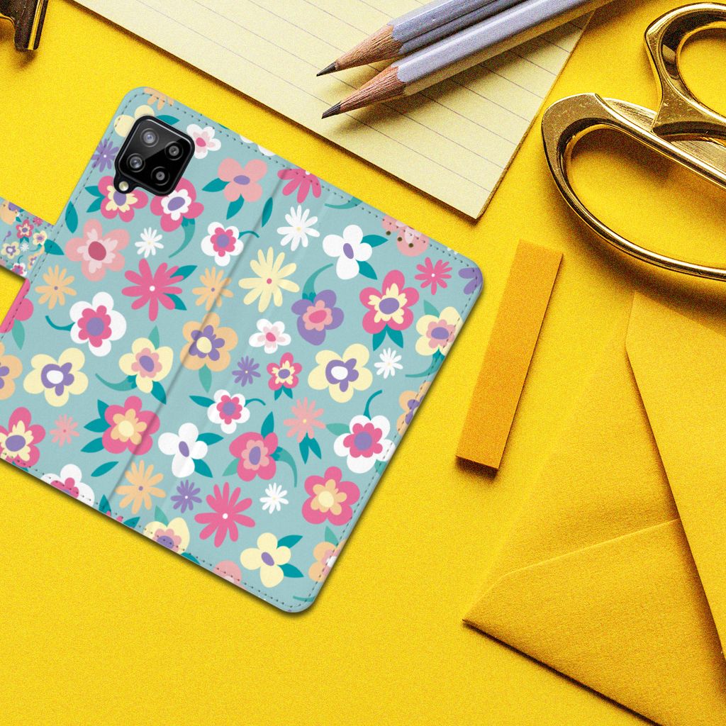 Samsung Galaxy A42 5G Hoesje Flower Power