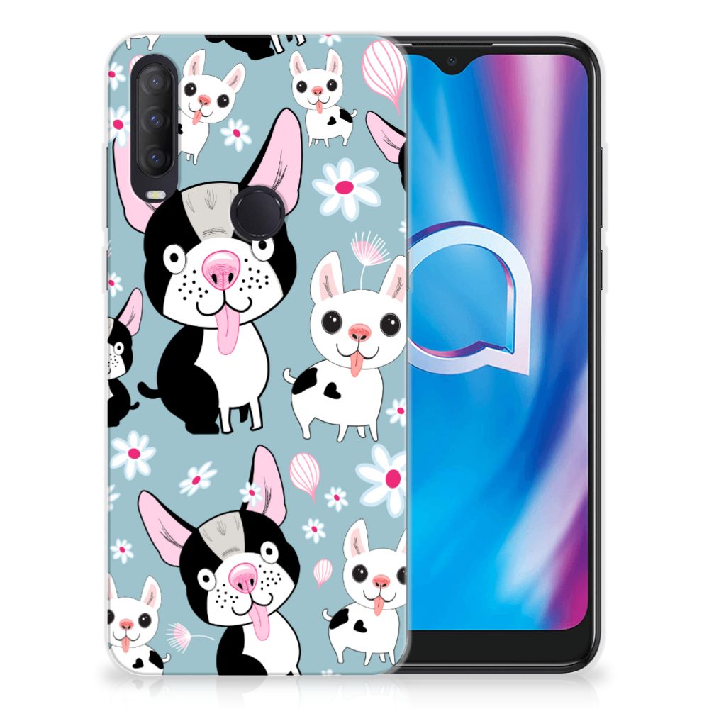 Alcatel 1S (2020) TPU Hoesje Hondjes B2C Telecom