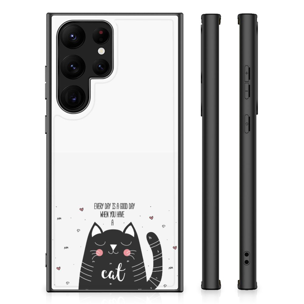 Samsung Galaxy S23 Ultra Hoesje Cat Good Day B2C Telecom
