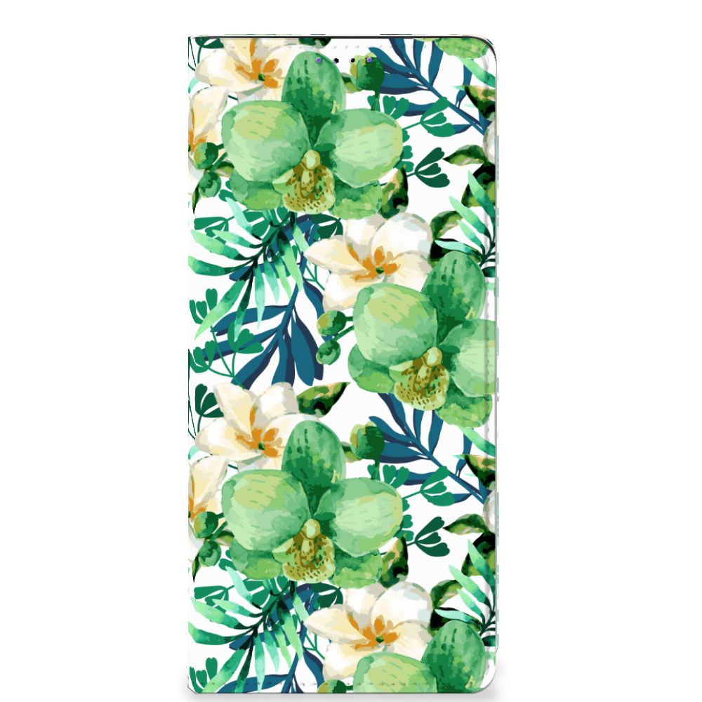 Samsung Galaxy A22 5G Smart Cover Orchidee Groen