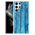 Samsung Galaxy S22 Ultra Stevig Telefoonhoesje Wood Blue B2C Telecom