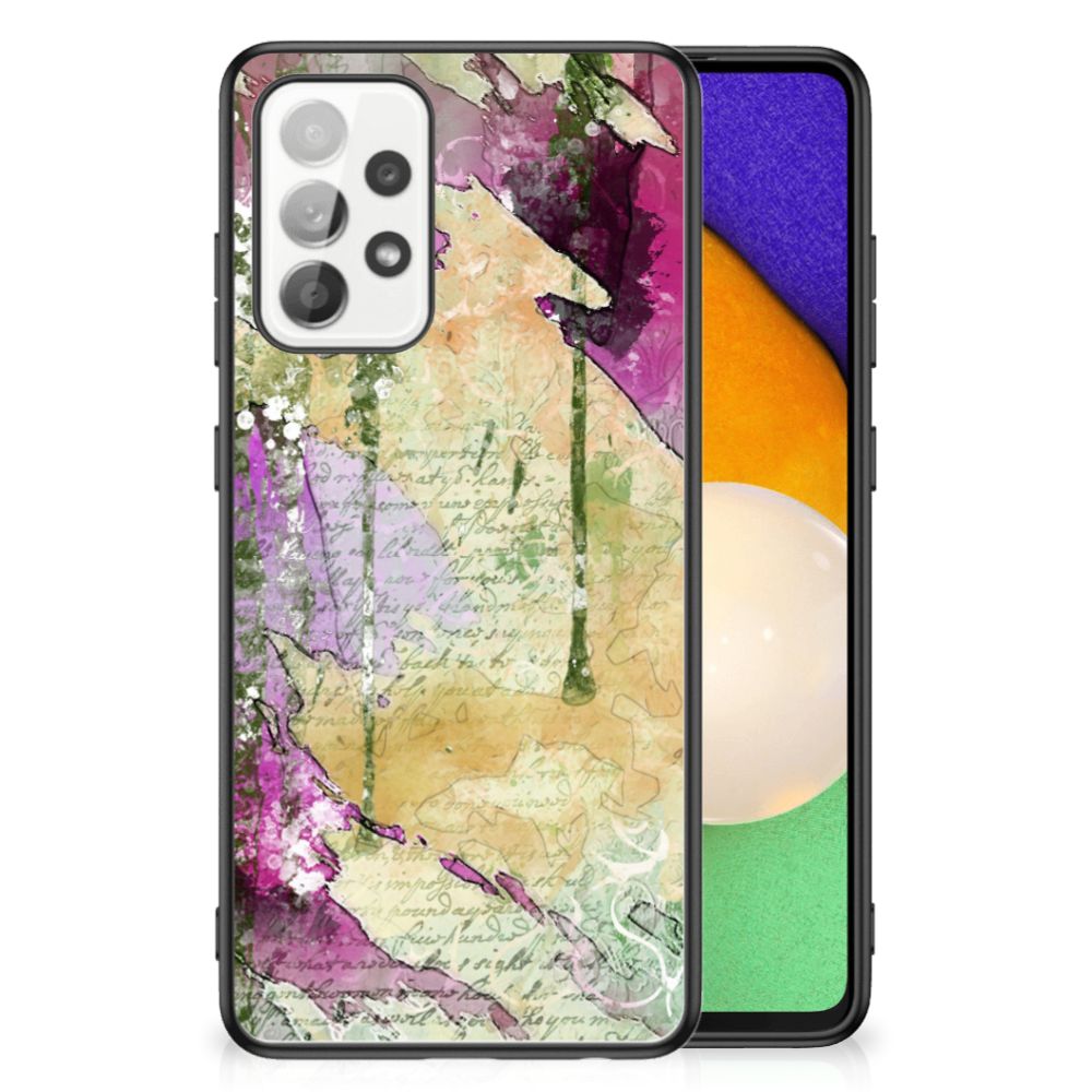 Kleurrijke Telefoonhoesje Samsung Galaxy A52 | A52s (5G/4G) Letter Painting