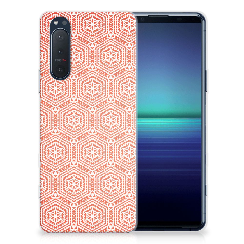 Sony Xperia 5II TPU bumper Pattern Orange B2C Telecom