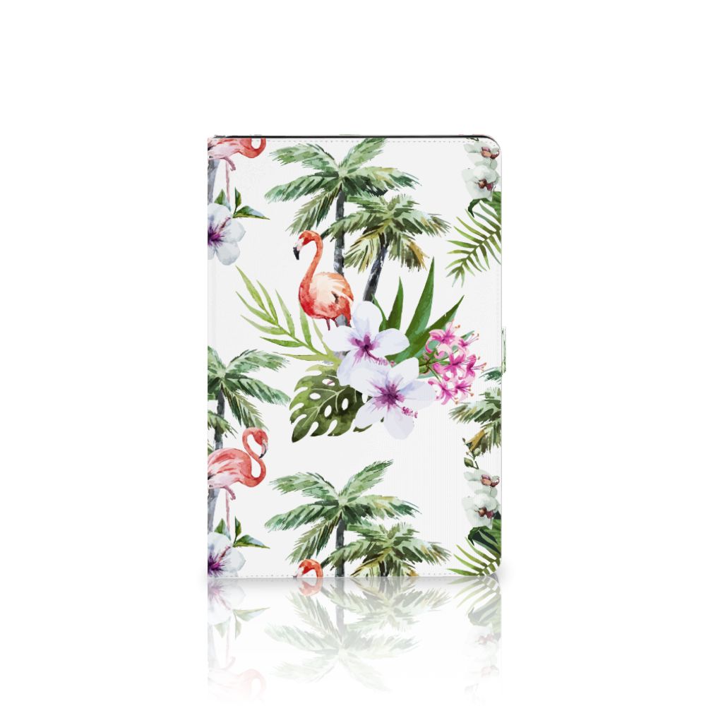 Samsung Galaxy Tab S7 FE | S7+ | S8+ Flip Case Flamingo Palms