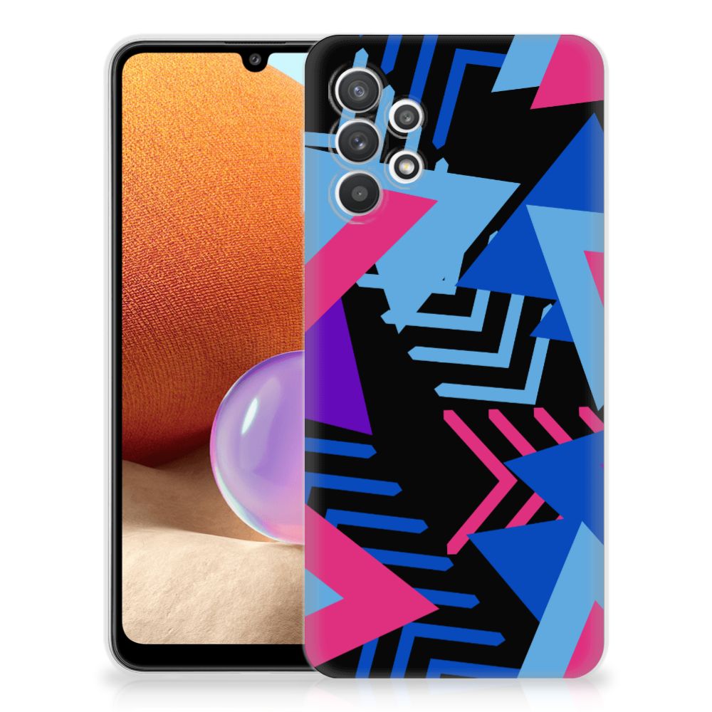 Samsung Galaxy A32 4G | A32 5G Enterprise Editie TPU Hoesje Funky Triangle B2C Telecom