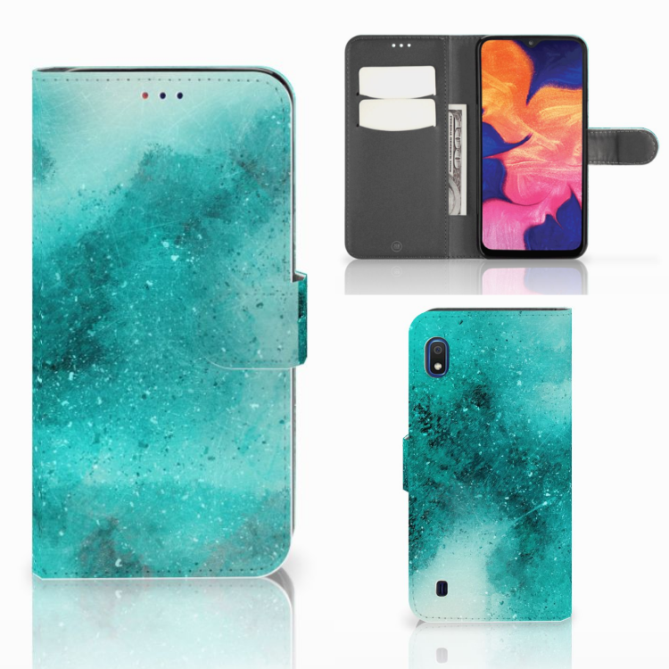 Hoesje Samsung Galaxy A10 Painting Blue
