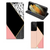 Samsung Galaxy S21 Ultra Stand Case Zwart Roze Vormen - B2C Telecom