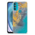 Motorola Moto G71 5G TPU Siliconen Hoesje Marble Blue Gold