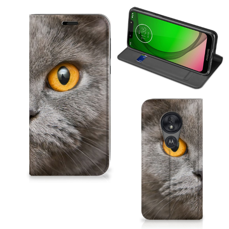 Hoesje maken Motorola Moto G7 Play Britse Korthaar - B2C Telecom