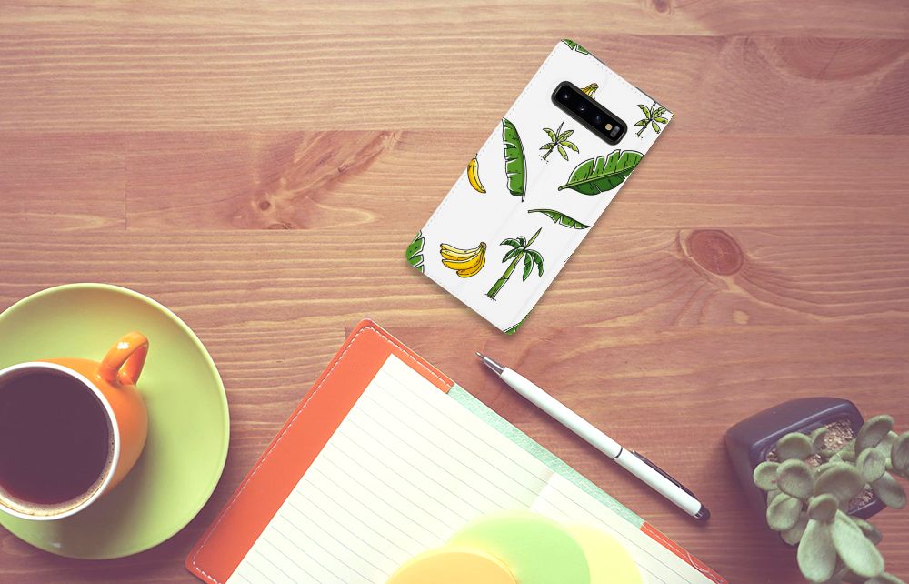 Samsung Galaxy S10 Plus Smart Cover Banana Tree