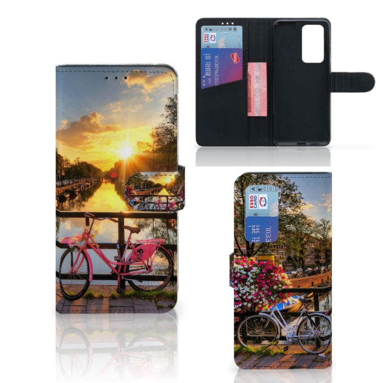 Huawei P40 Pro Flip Cover Amsterdamse Grachten