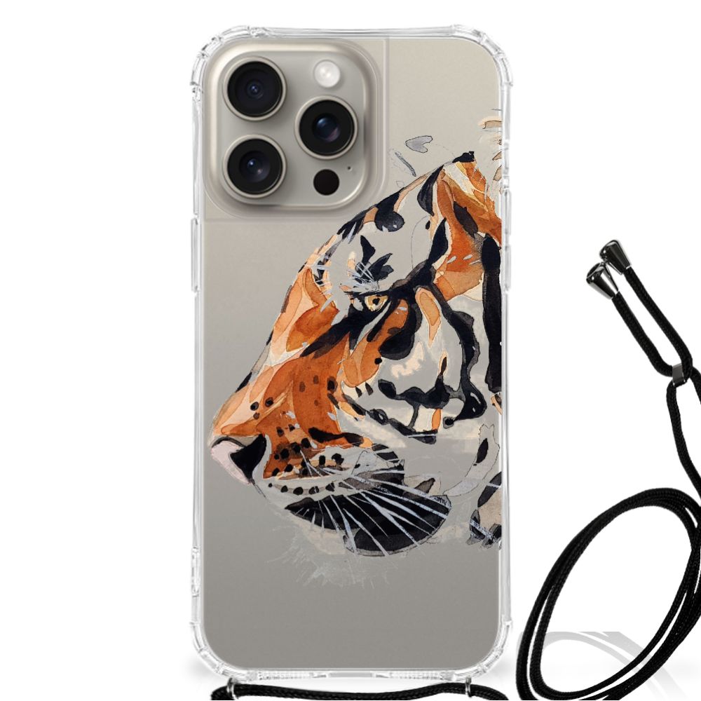 Back Cover iPhone 15 Pro Max Watercolor Tiger B2C Telecom