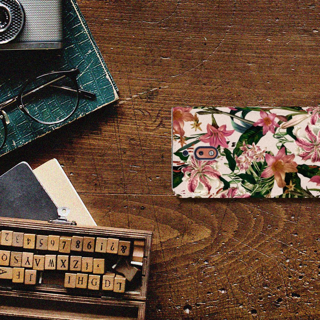 Nokia 2.1 2018 Smart Cover Flowers