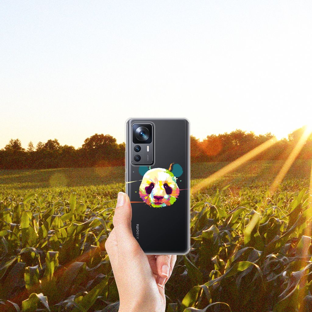 Xiaomi 12T | 12T Pro Telefoonhoesje met Naam Panda Color B2C Telecom