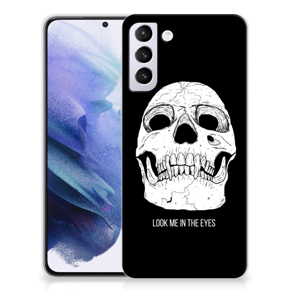 Silicone Back Case Samsung Galaxy S21 Plus Skull Eyes B2C Telecom