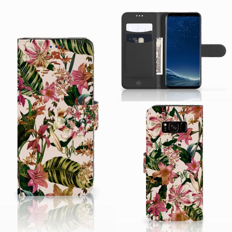 Samsung Galaxy S8 Hoesje Flowers