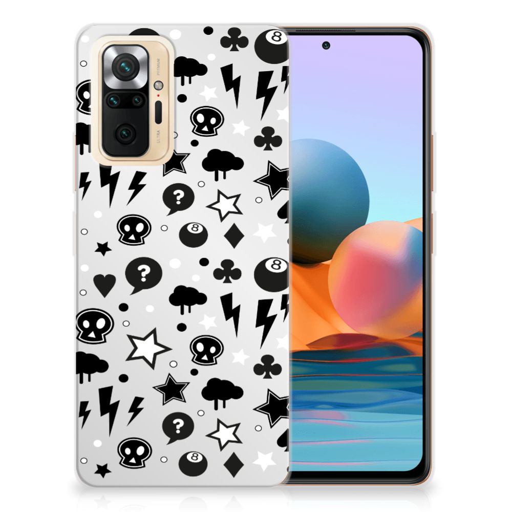 Silicone Back Case Xiaomi Redmi Note 10 Pro Silver Punk B2C Telecom