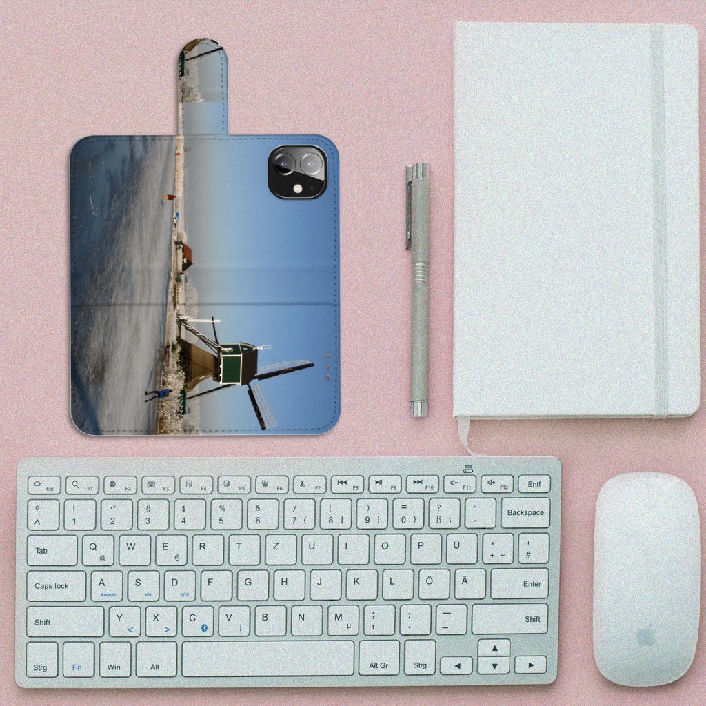 Apple iPhone 12 Mini Flip Cover Schaatsers