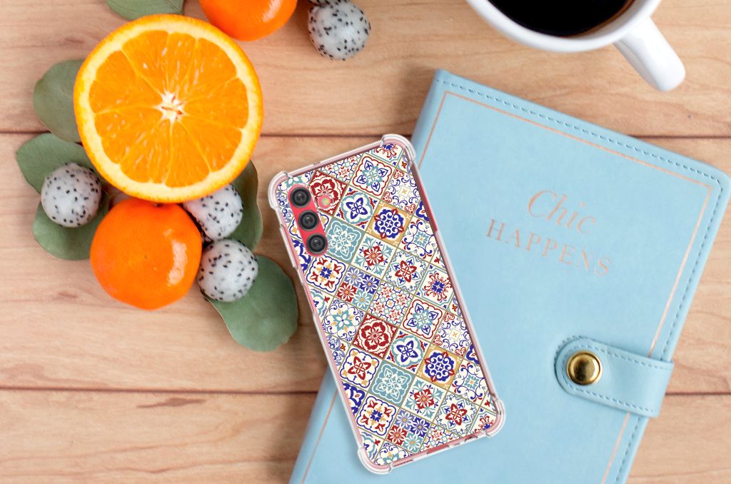 Samsung Galaxy A13 5G | A04s Anti-Shock Hoesje Tiles Color B2C Telecom