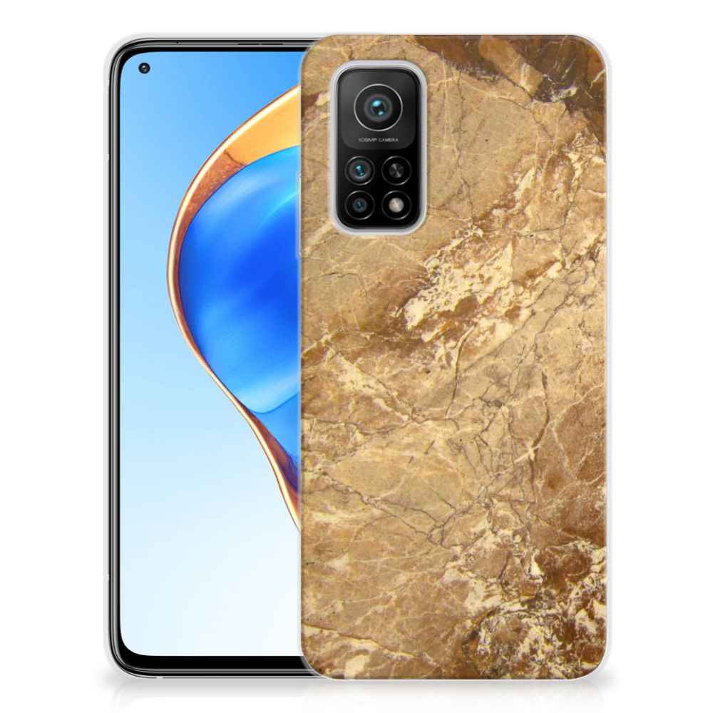 Xiaomi Mi 10T | 10T Pro TPU Siliconen Hoesje Marmer Creme