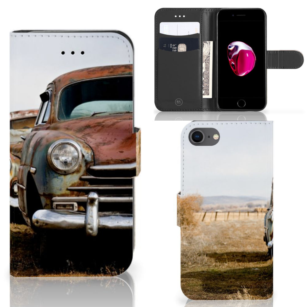 iPhone 7 | 8 | SE (2020) | SE (2022) Telefoonhoesje met foto Vintage Auto