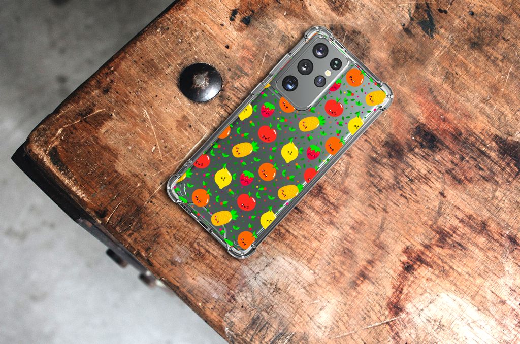 Samsung Galaxy S21 Ultra Beschermhoes Fruits