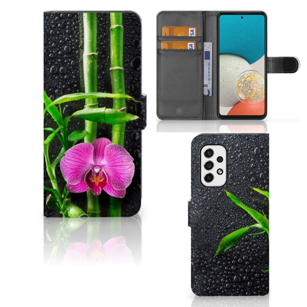 Samsung Galaxy A53 Hoesje Orchidee