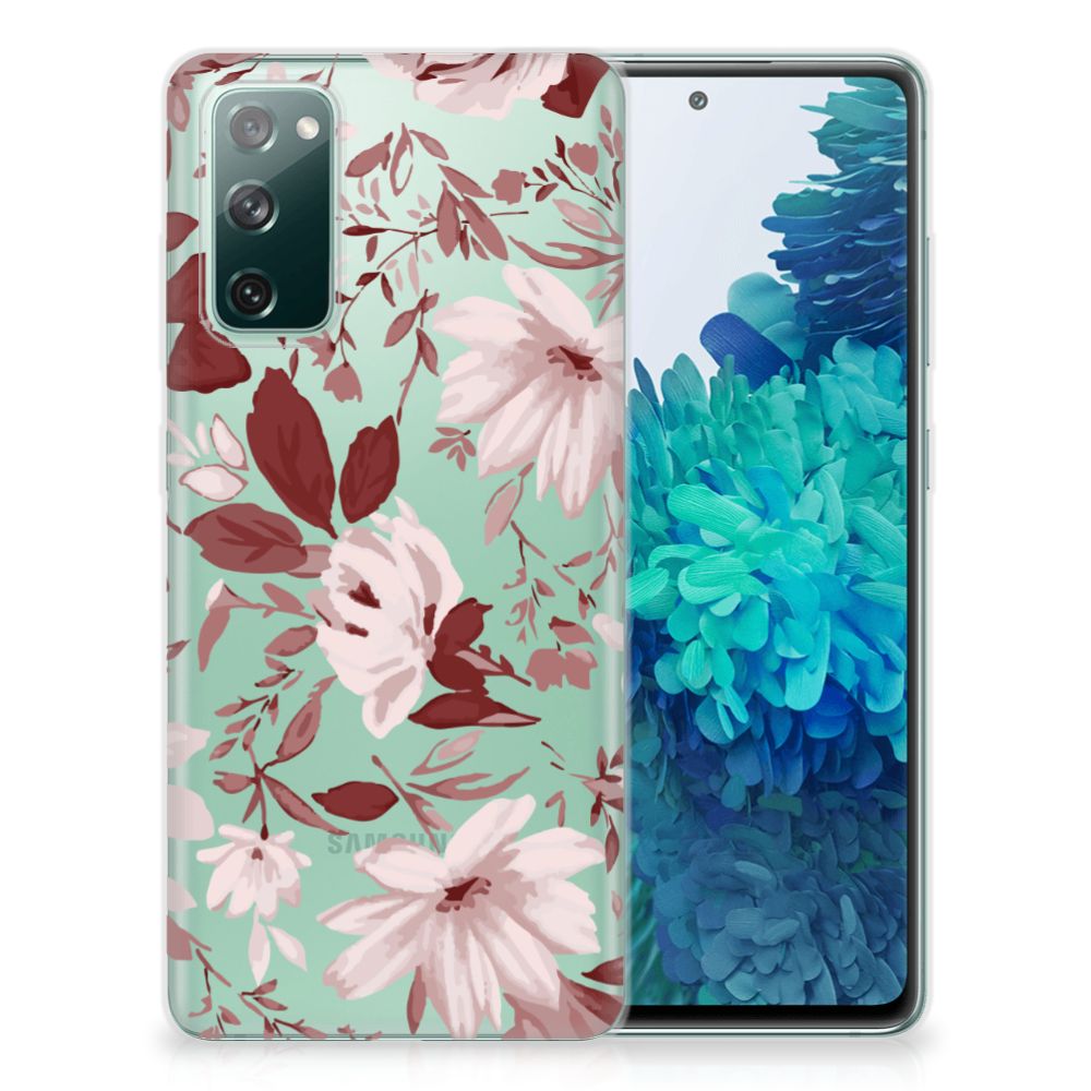 Hoesje maken Samsung Galaxy S20 FE Watercolor Flowers B2C Telecom