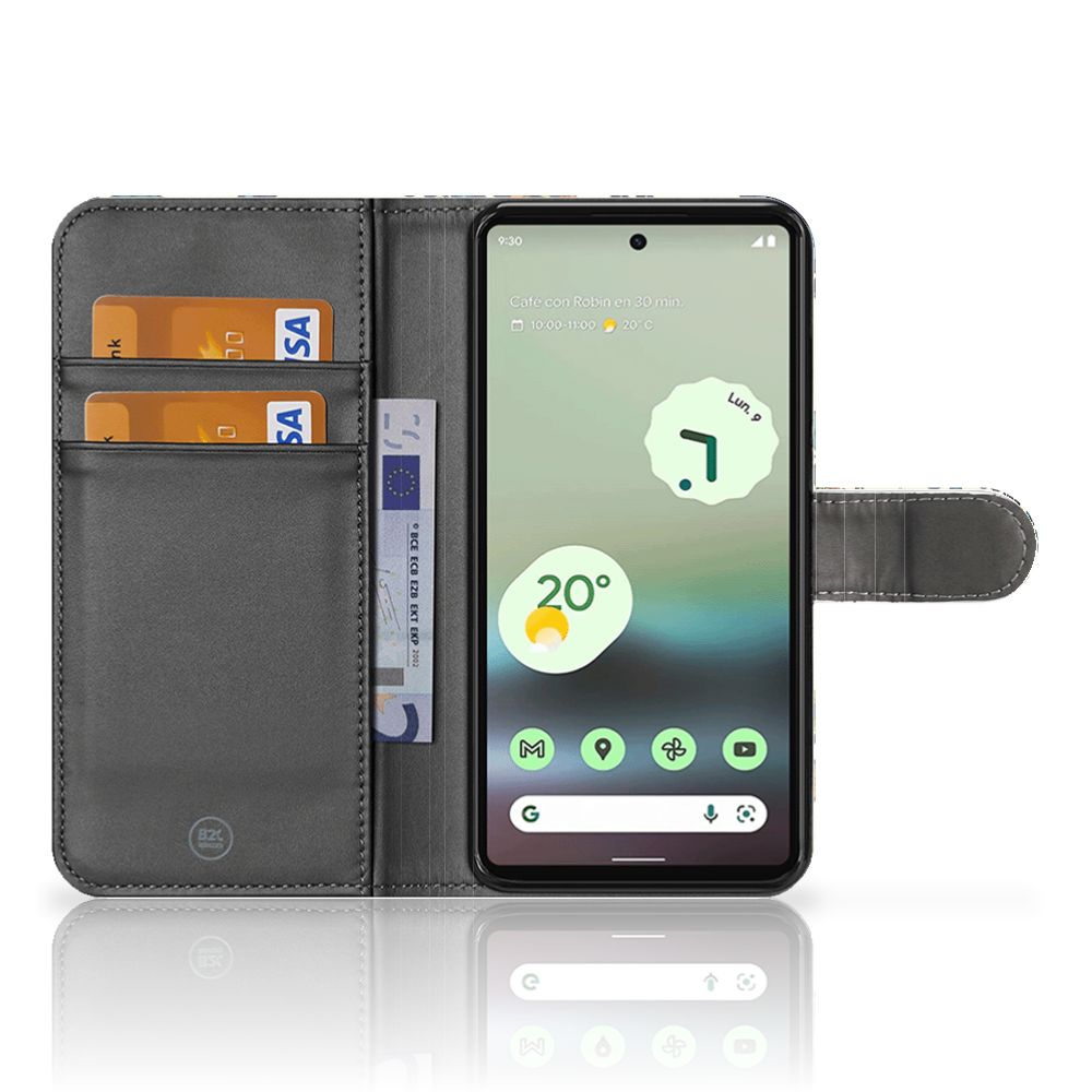 Wallet Case Google Pixel 6A Barok Flower