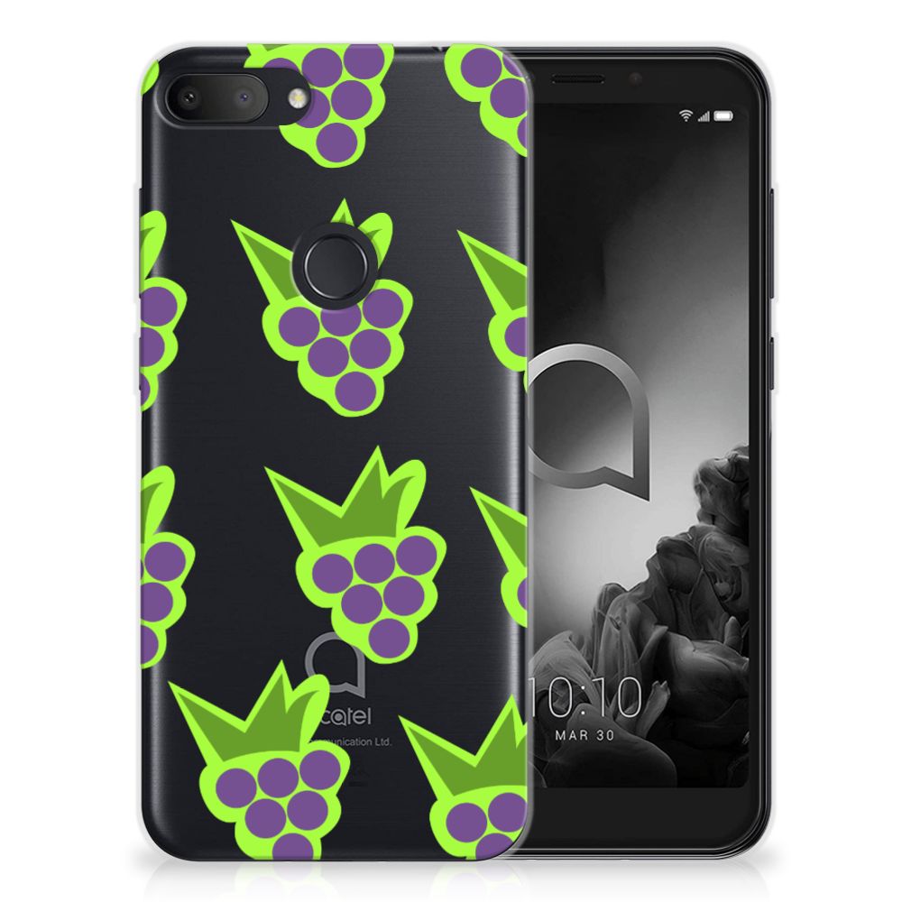 Alcatel 1S (2019) Siliconen Case Druiven