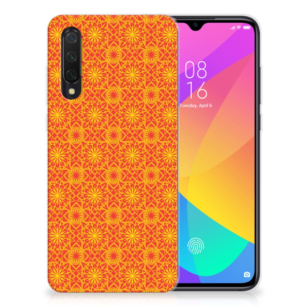 Xiaomi Mi 9 Lite TPU bumper Batik Oranje B2C Telecom