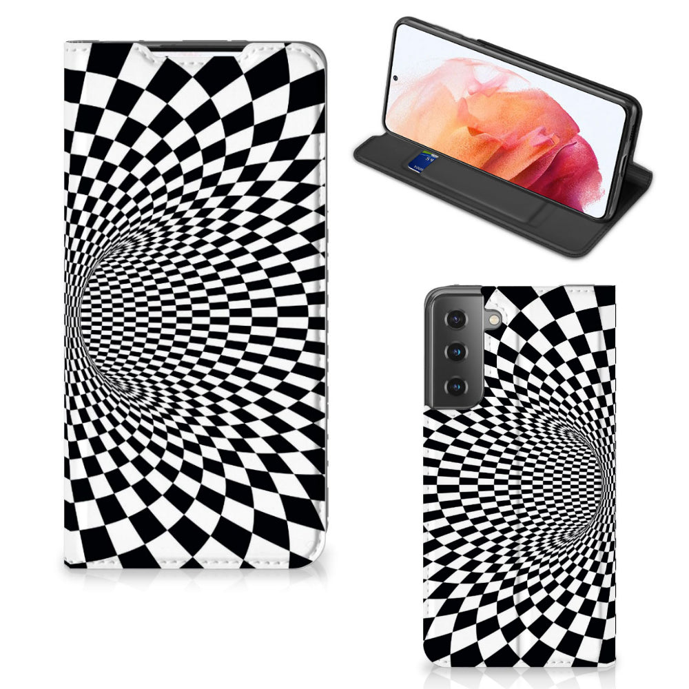 Samsung Galaxy S21 Stand Case Illusie