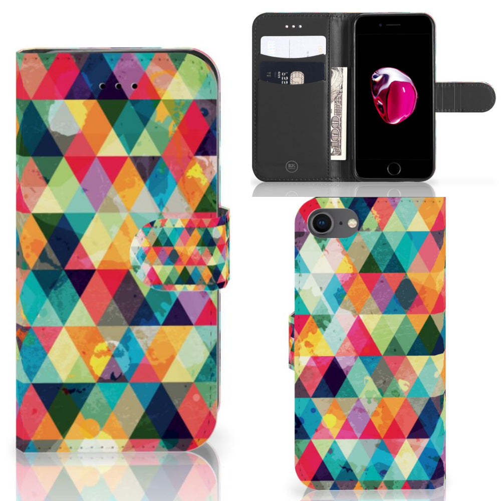 iPhone 7 | 8 | SE (2020) | SE (2022) Telefoon Hoesje Geruit