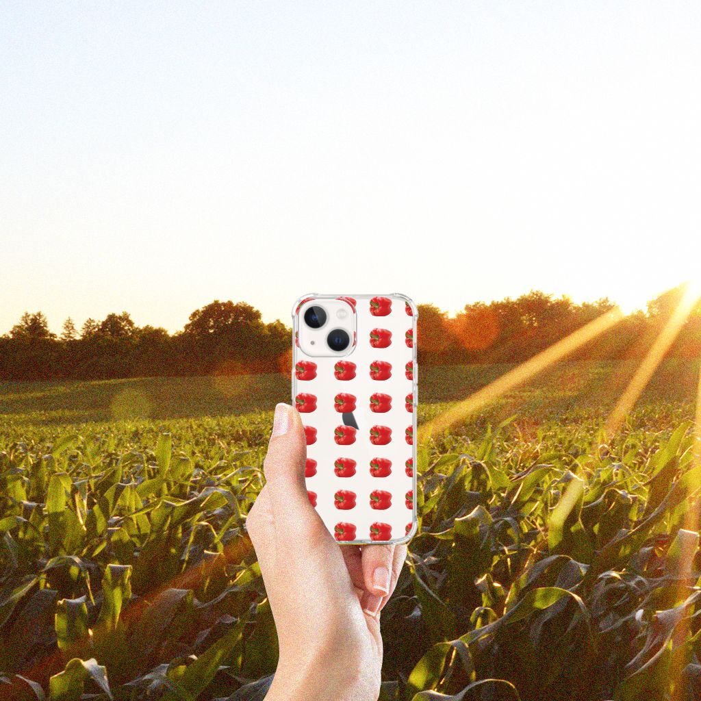 iPhone 13 mini Beschermhoes Paprika Red - B2C Telecom