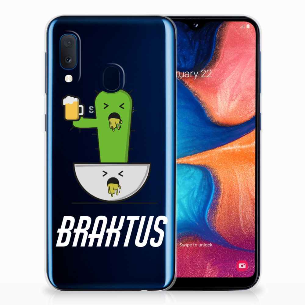 Samsung Galaxy A20e Telefoonhoesje met Naam Braktus