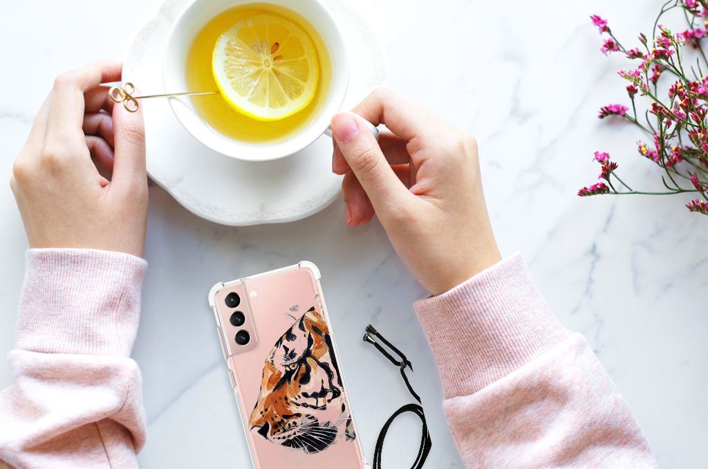 Back Cover Samsung Galaxy S21 FE Watercolor Tiger B2C Telecom